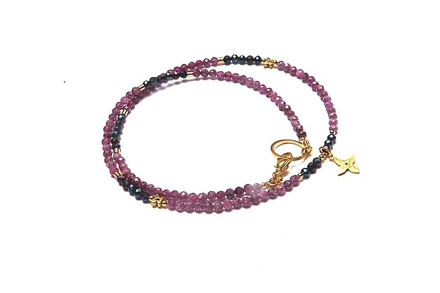 chokery Rubiny vol. 2  /choker/ - Szlachetna kolekcja