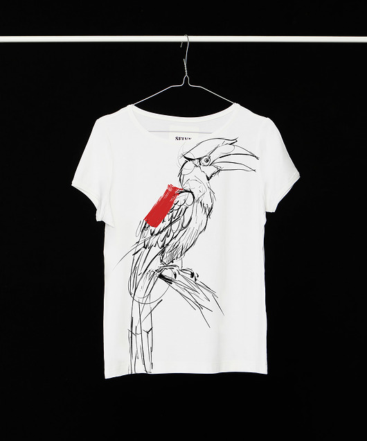 Borneo Hornbill Women's T-shirt SELVA