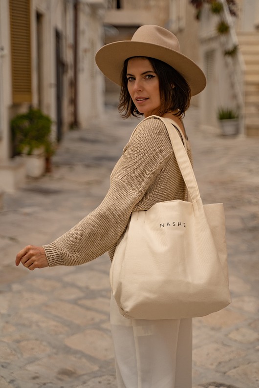 torby na ramię DAILY BAG - Torba bawełniana shopper bag