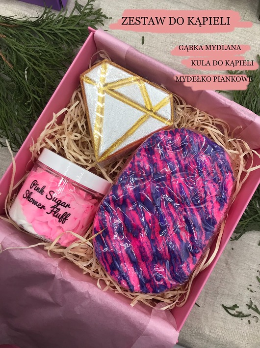 produkty do kąpieli Prezent. Zestaw do kąpieli