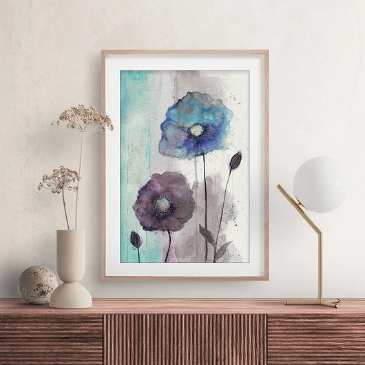 grafiki i ilustracje Kwiaty. Plakat