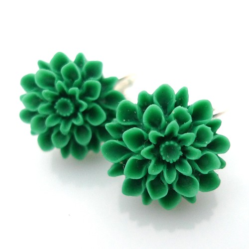 Green cynia - klipsy ola