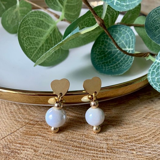 kolczyki ceramiczne Delikatne kolczyki z ceramiki greckiej