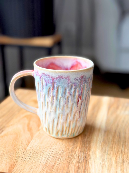 kubki Kubek ceramiczny Lody z polewą 300 ml