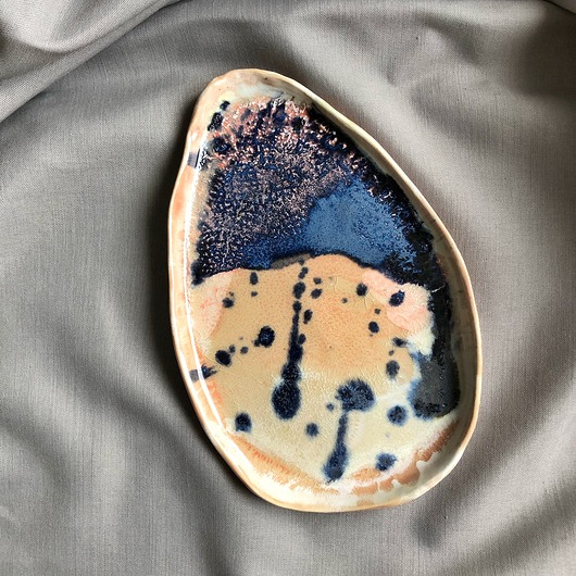 patery i talerze Talerzyk ceramiczny abstrakcja