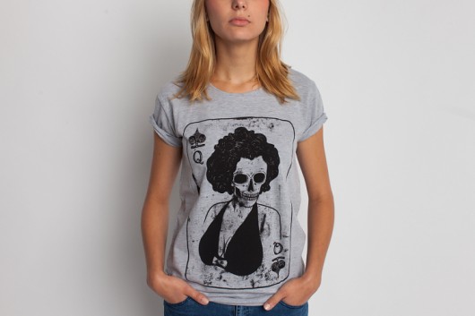 UNISEX DEAD QUEEN gray SASHKA