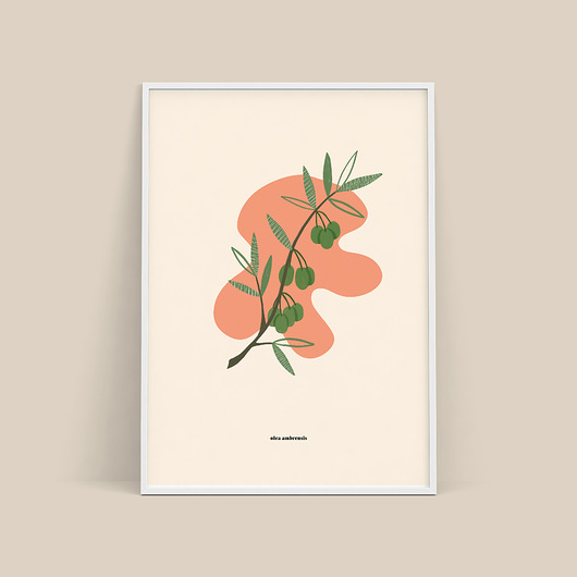 plakat / oliwka / b2 Magdalena Morzuch