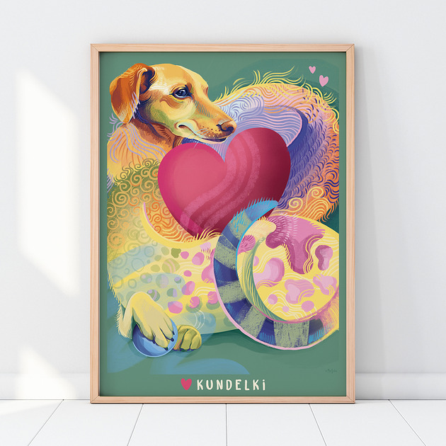 plakaty Plakat Kocham Kundelki II