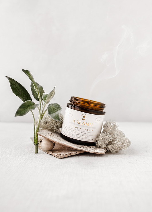 świeczniki i świece White Sage NO.5 świeca sojowa 120 ml