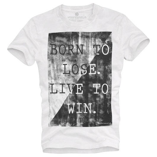t-shirty męskie T-shirt męski UNDERWORLD Born to lose live to win