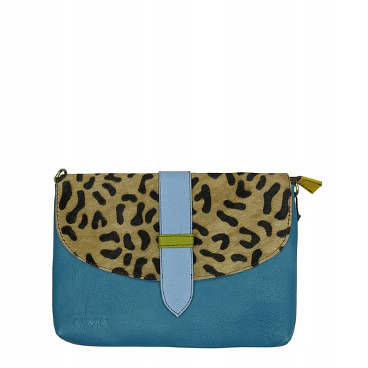 torby na ramię Torebka kopertówka listonoszka damska dwa paski skórzana bordo eko OLIVKA