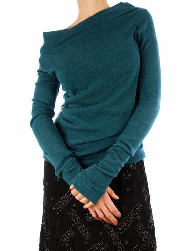 Sweter szmaragd 36/S ART INDYWIDUALITY