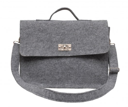 MacFelt 3 - torba na laptopa 17" szary Totostyle
