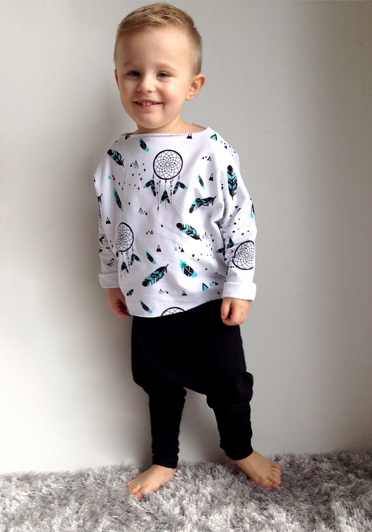  Bluza Oversizowa Łapacze Snów Dziecko famstyle