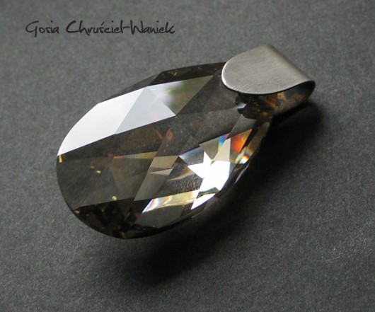 kryształ Swarovski silver shade Gosia Chruściel-Waniek
