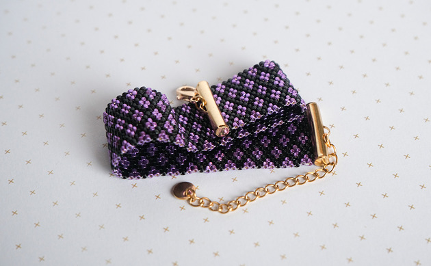 bransoletki ze szkła Bransoletka Magia Zimowego Wieczoru