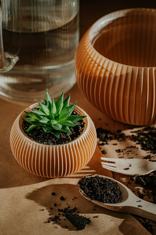 doniczki Mała doniczka 71P01.120.OAK / eko / zero waste / minimalizm
