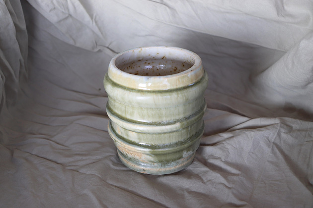 kubki Kubek Ceramiczny Beczółka zielony idealny na kawę, herbatę i nie tylko!