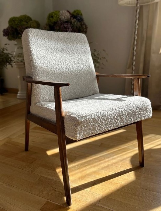 fotele Fotel "Śnieżnik", typ 300-201, PRL, po renowacji