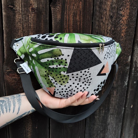 saszetka nerka Nerka duża monstera