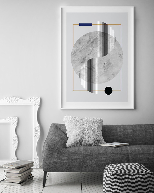 plakaty Marine 4 -  autorski plakat z granatem