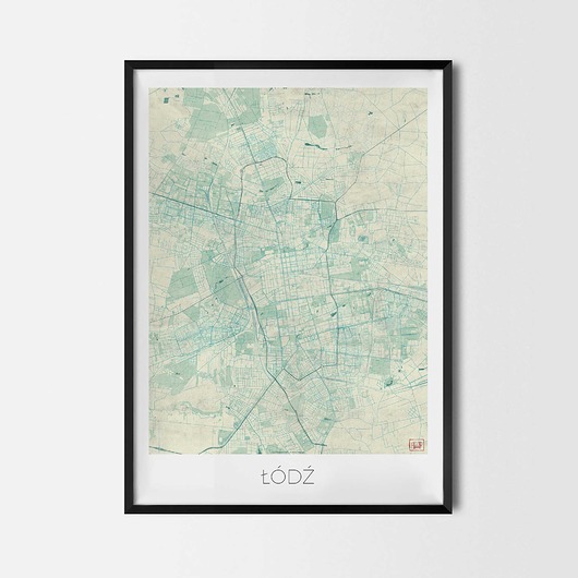 plakaty Plakat Łódź - CityArtPosters