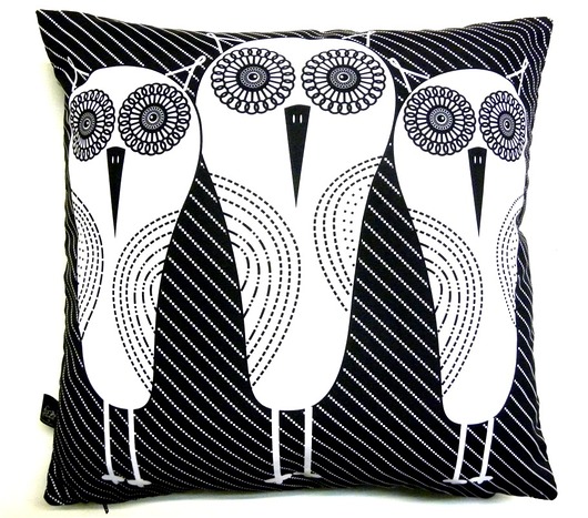 Poduszka z sowami:) Gaul Designs