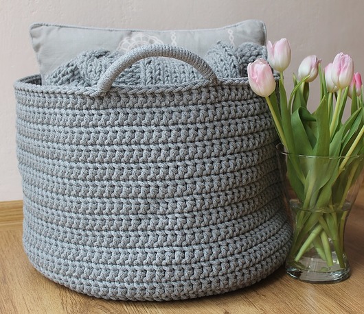 Kosz Mega Light Grey LucyandKucy