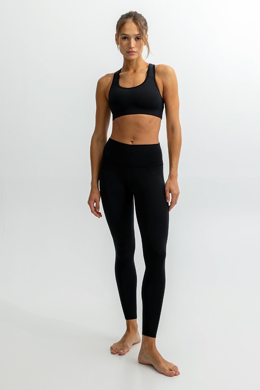 legginsy Legginsy z Wysokim Stanem ICON - Black
