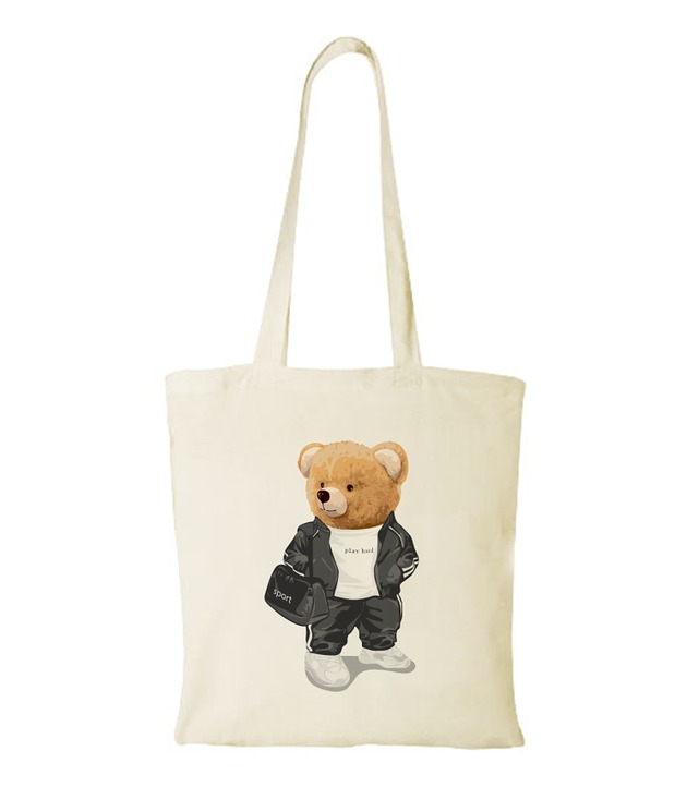 torby na zakupy Torba bawełniana "Bear doll sport"