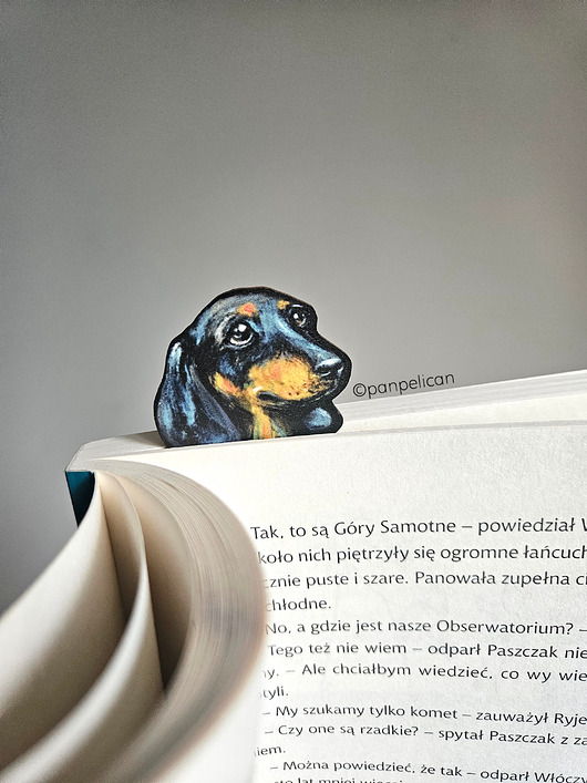 zakładki do książek Zakładka do ksiązki jamnik Palto