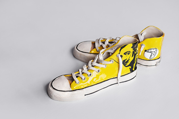 figurki i rzeźby Rzeźba ceramiczna Trampki Converse