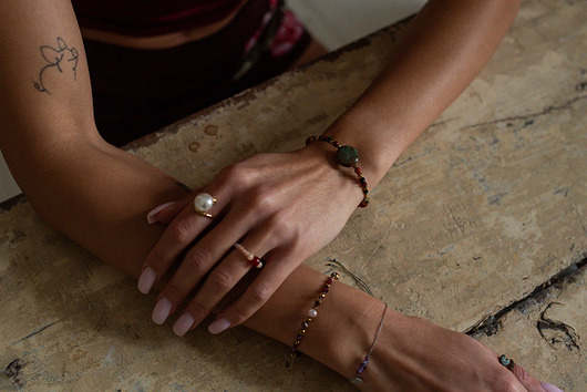 bransoletki z kamieni naturalnych Bransoletka z Jaspisem i Karneolem