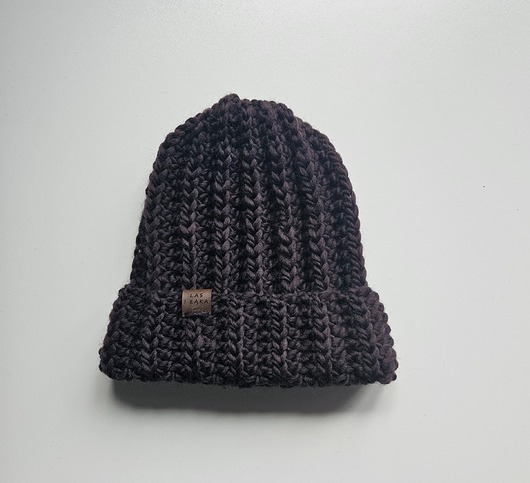 czapki damskie Czapka wełniana brązowa