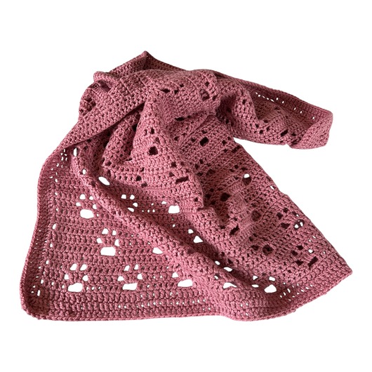 dla zwierząt różne Ręcznie robiony kocyk dla psa 75*56 cm