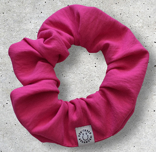 gumki do włosów Gumka  Scrunchie Fuchsia