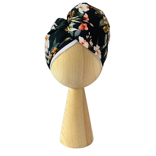 do włosów różne Bambusowy turban do włosów na guzik Botanic