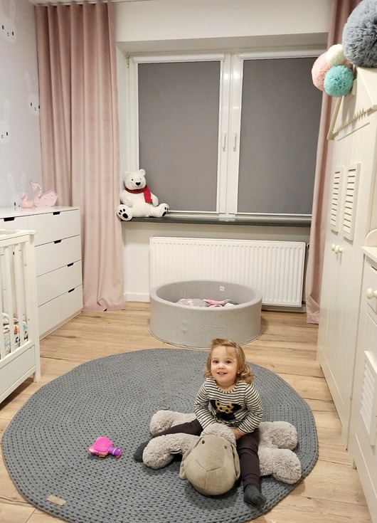 Dywan okrągły z grubego sznurka 9mm; śr. 150 cm Motilove