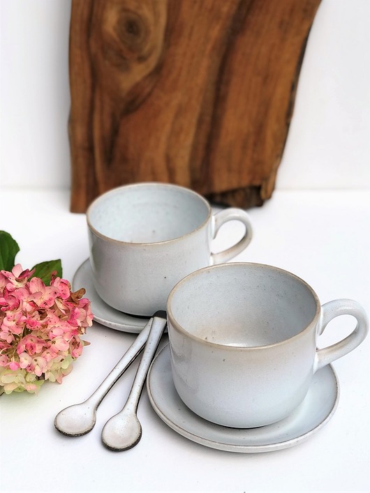 filiżanki Filiżanka ceramiczna Zestaw dla dwojga