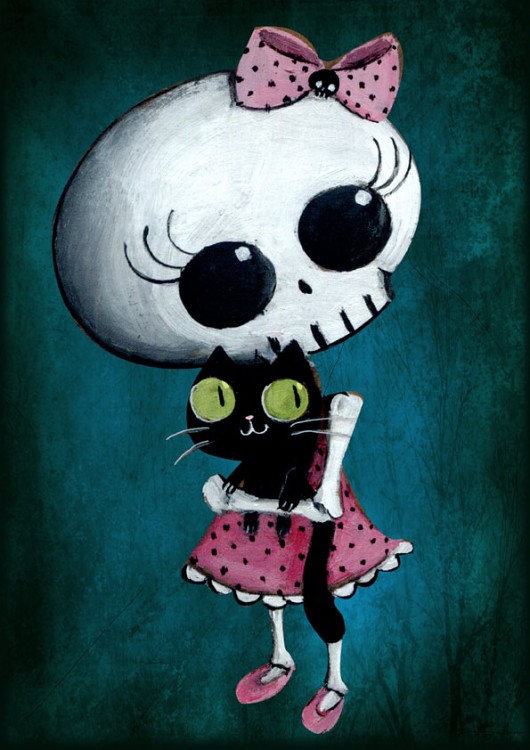 Little miss Death z serii Everyday is Halloween Monika Suska