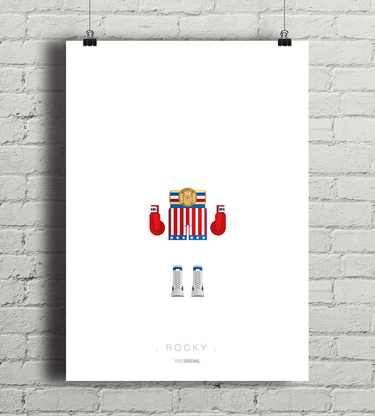 Rocky Balboa - plakat A4 minimalmill