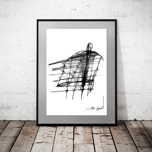 GRAFIKA 31 - z serii minimal people Maja Gajewska