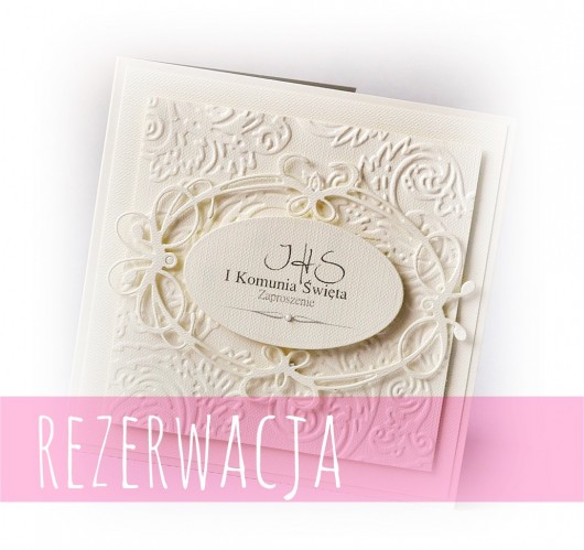 Zaproszenie komunijne - REZERWACJA Encza Photo Props