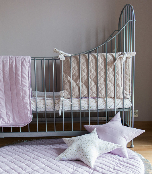 Lila Star–poszewka 100×135,40×60 + ochraniacz Muzpony