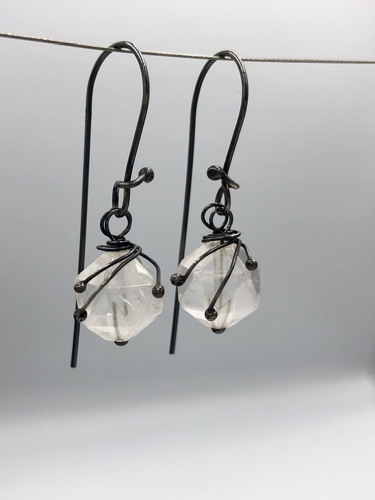 kolczyki srebrne Kolczyki srebrne Rose