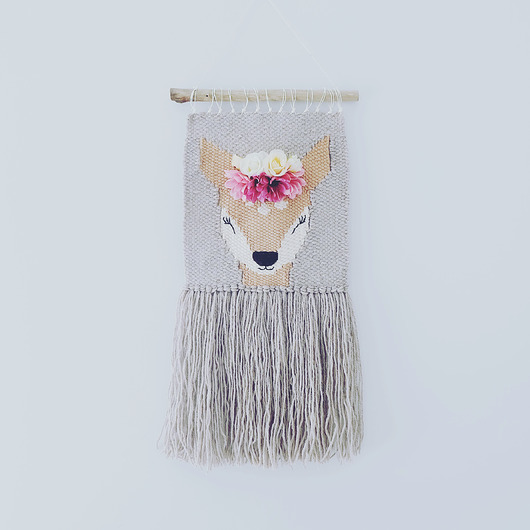 Makatka  Makrama Sarenka wool and stick