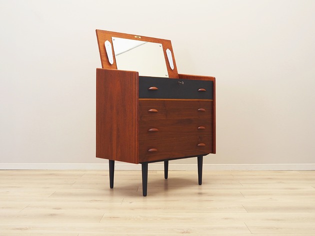 komody i szafki Toaletka tekowa, duński design, lata 70, produkcja: Dania