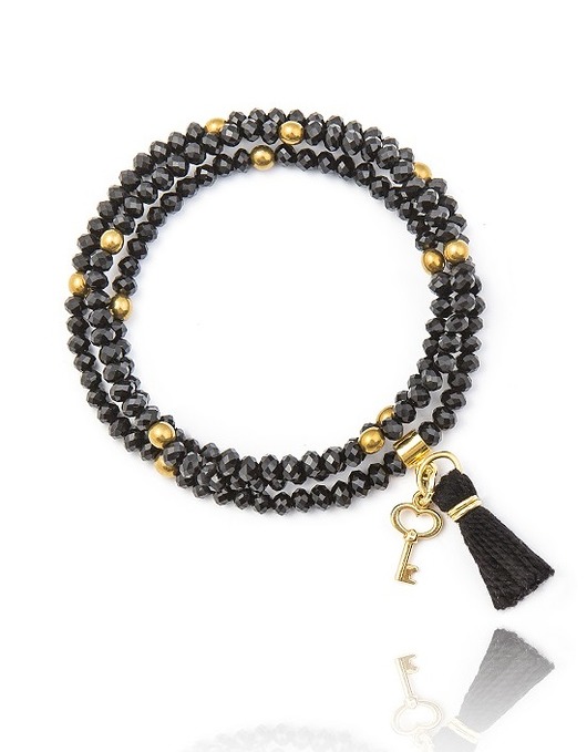 BRANSOLETKA Z KRYSZTAŁÓW, HEMATYTÓW SREBRA 925 Coccola JEWELLERY