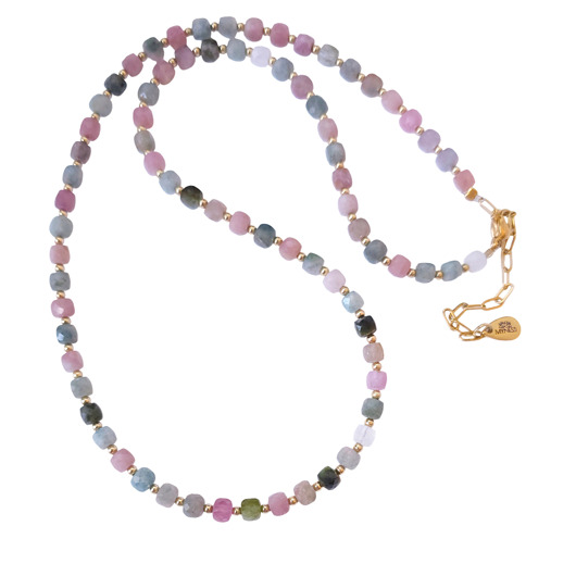 korale Naszyjnik z kamieni naturalnych - turmalin