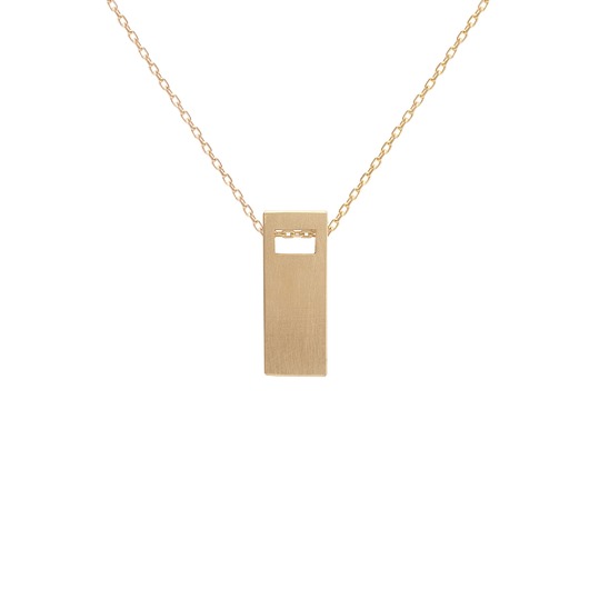 wisiory MONOLITH big / gold necklace